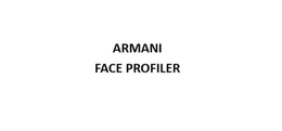 ARMANI FACE PROFILER trademark