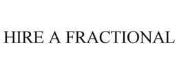 HIRE A FRACTIONAL trademark