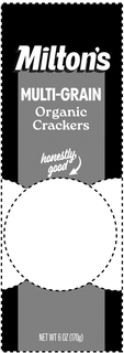 MILTON'S MULTI-GRAIN ORGANIC CRACKERS HONESTLY, GOOD NET WT 6 OZ (170G) trademark
