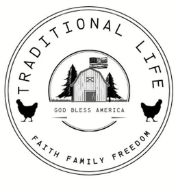 TRADITIONAL LIFE GOD BLESS AMERICA FAITH FAMILY FREEDOM trademark