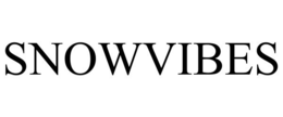SNOWVIBES trademark