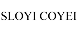 SLOYI COYEI trademark