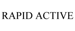 RAPID ACTIVE trademark