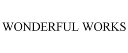 WONDERFUL WORKS trademark