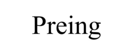 PREING trademark