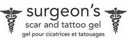 SURGEON'S SCAR AND TATTOO GEL GEL POUR CICATRICES ET TATOUAGES trademark