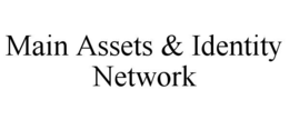 MAIN ASSETS & IDENTITY NETWORK trademark