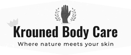 KROUNED BODY CARE WHERE NATURE MEETS YOUR SKIN trademark