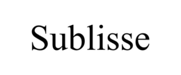 SUBLISSE trademark