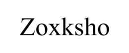 ZOXKSHO trademark