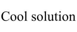 COOL SOLUTION trademark