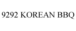 9292 KOREAN BBQ trademark