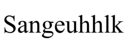 SANGEUHHLK trademark