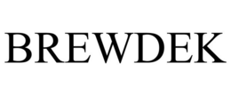 BREWDEK trademark