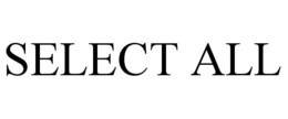 SELECT ALL trademark