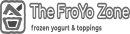 THE FROYO ZONE FROZEN YOGURT & TOPPINGS trademark
