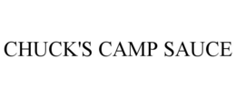 CHUCK'S CAMP SAUCE trademark