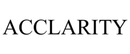 ACCLARITY trademark