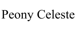 PEONY CELESTE trademark