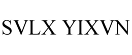 SVLX YIXVN trademark