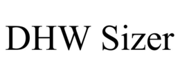 DHW SIZER trademark