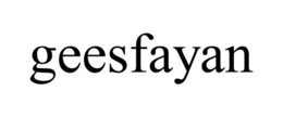 GEESFAYAN trademark