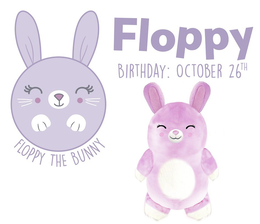 FLOPPY BIRTHDAY: OCTOBER 26TH FLOPPY THE BUNNY trademark