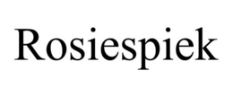 ROSIESPIEK trademark