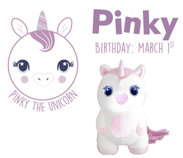 PINKY BIRTHDAY: MARCH 1ST PINKY THE UNICORN trademark