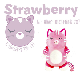 STRAWBERRY BIRTHDAY: DECEMBER 20TH STRAWBERRY THE CAT trademark