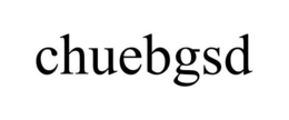 CHUEBGSD trademark