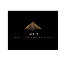 IMFB IT MATTERS FOR BUSINESS. trademark