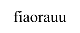 FIAORAUU trademark