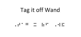 TAG IT OFF WAND trademark