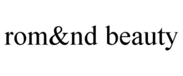 ROM&ND BEAUTY trademark