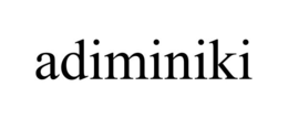 ADIMINIKI trademark