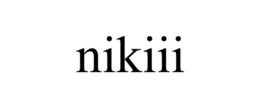 NIKIII trademark