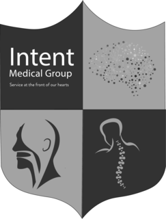 INTENT MEDICAL GROUP SERVICE AT THE FRONT OF OUR HEARTS trademark