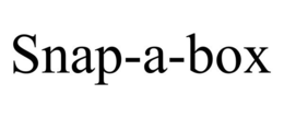 SNAP-A-BOX trademark