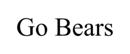 GO BEARS trademark