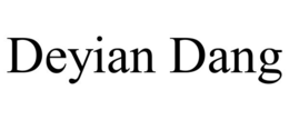 DEYIAN DANG trademark