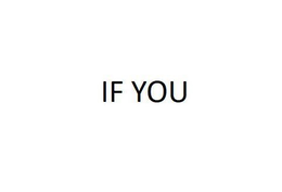 IF YOU trademark