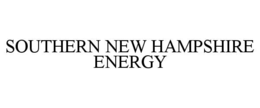 SOUTHERN NEW HAMPSHIRE ENERGY trademark