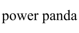 POWER PANDA trademark
