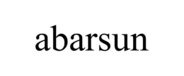 ABARSUN trademark