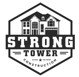 STRONG TOWER CONSTRUCTION IN GOD WE TRUST trademark