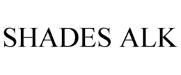 SHADES ALK trademark