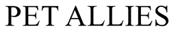 PET ALLIES trademark