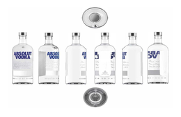 ABSOLUT VODKA ABSOLUT SINCE 1879 L.O. SMITH THIS SUPERB VODKA IS CREATED TO PERFECTION. ABSOLUT SINCE 1879 COUNTRY OF SWEDEN THE ÅHUS DISTILLERY trademark