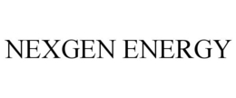 NEXGEN ENERGY trademark